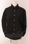 RNA / ステッチシャツ  ブラック O-25-05-08-090-PU-BL-IG-OS