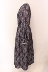 画像3: 【SALE】axes femme / ローズガーランド柄ロングワンピース F クロ O-25-05-08-091-AX-OP-OW-ZT452 (3)