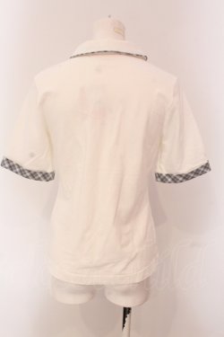 画像3: F i.n.t / チェックタイ付きポロシャツ F シロ O-25-05-08-092-CA-BL-OW-OS
