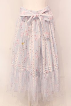 画像1: axes femme / ブルーミングサクラスカート F サックス O-25-05-08-096-AX-SK-OW-OS
