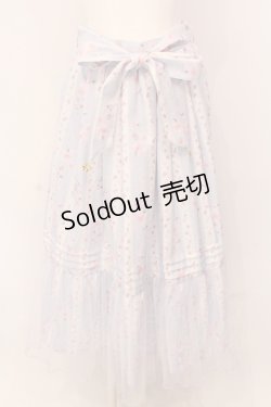 画像1: axes femme / ブルーミングサクラスカート F サックス O-25-05-08-096-AX-SK-OW-OS