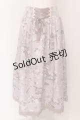axes femme / ローズリース柄スカート F ピンク O-25-05-08-099-AX-SK-OW-OS