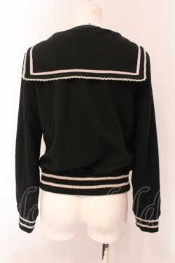 画像3: axes femme POETIQUE / 鳥かご刺しゅうセーラーブルゾン M クロ O-25-05-08-101-AX-TO-OW-OS