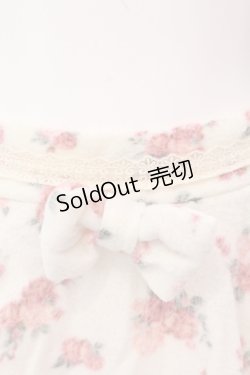 画像2: LIZ LISA / ローズ柄起毛パンツ  オフシロ×ピンク O-25-05-08-002-LO-PA-IG-OS