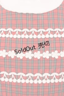 画像2: Emily Temple cute / さくらんぼレースタータンワンピース  アカ O-25-05-08-015-ET-OP-OW-OS