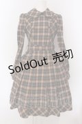 Victorian maiden / ブリティッシュチェックドレス  オリーブブラウン O-25-05-08-018-CL-OP-OW-ZT154