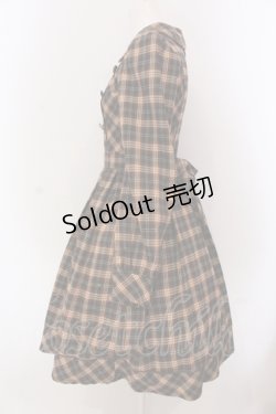 画像3: Victorian maiden / ブリティッシュチェックドレス  オリーブブラウン O-25-05-08-018-CL-OP-OW-ZT154
