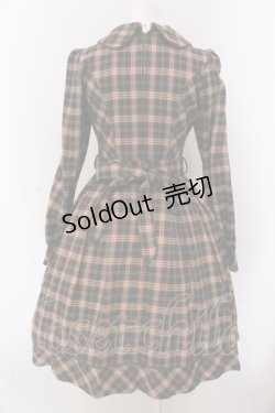 画像4: Victorian maiden / ブリティッシュチェックドレス  オリーブブラウン O-25-05-08-018-CL-OP-OW-ZT154