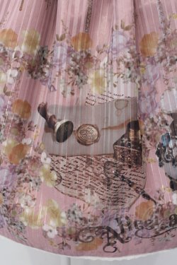 画像2: ALICE and the PIRATES / Victorian tear bottleスカート  ピンク O-25-05-08-009-PA-SK-OW-OS