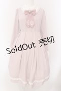 Amavel / Monogram Antique Ribbonワンピース F ピンク O-25-05-08-020-CA-OP-OW-OS