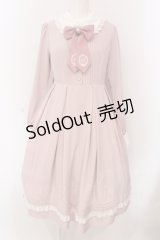 Amavel / Monogram Antique Ribbonワンピース F ピンク O-25-05-08-020-CA-OP-OW-OS