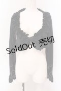Mary Magdalene / フリルニットボレロ  クロ O-25-05-08-022-CL-TO-IG-OS