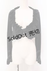 Mary Magdalene / フリルニットボレロ  クロ O-25-05-08-022-CL-TO-IG-OS