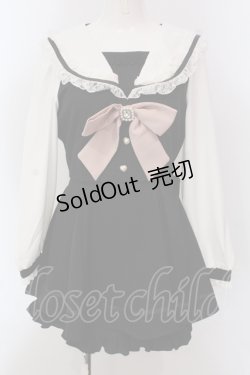 画像1: LIZ LISA / セーラーカラーセットアップ  クロ O-25-05-10-001-LO-OP-IG-OS