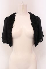 axes femme / ローズモチーフボレロ M クロ O-25-05-10-032-AX-TO-IG-OS