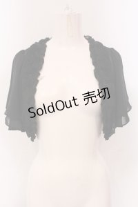 axes femme / ローズモチーフボレロ M クロ O-25-05-10-032-AX-TO-IG-OS