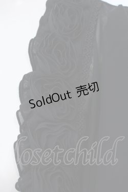 画像2: axes femme / ローズモチーフボレロ M クロ O-25-05-10-032-AX-TO-IG-OS