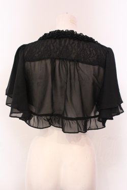 画像3: axes femme / ローズモチーフボレロ M クロ O-25-05-10-032-AX-TO-IG-OS