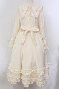 胡桃木（海外ロリィタ） / フレンチレトロワンピース M アイボリー O-25-05-10-004-LO-OP-IG-OS