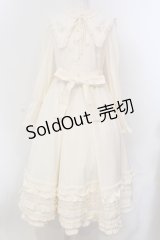 胡桃木（海外ロリィタ） / フレンチレトロワンピース M アイボリー O-25-05-10-004-LO-OP-IG-OS