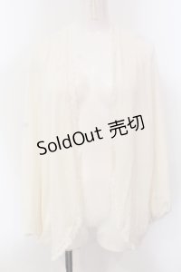 axes femme / UVカットドルマンカーディガン F アイボリー O-25-05-10-035-AX-TO-IG-OS