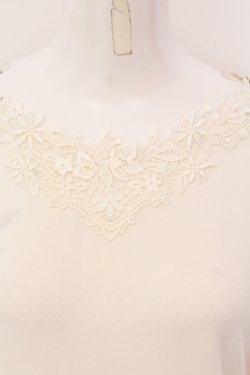 画像2: axes femme / モチーフレースインナー F アイボリー O-25-05-10-038-AX-TO-IG-OS