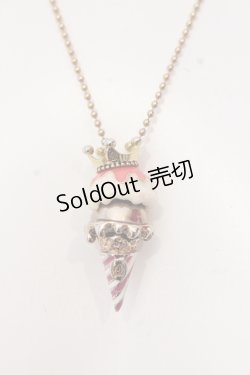 画像1: Q-pot. / ダブルアイスクリームネックレスセット  ピンク×ゴールド O-25-05-10-047-QP-AC-OW-OS