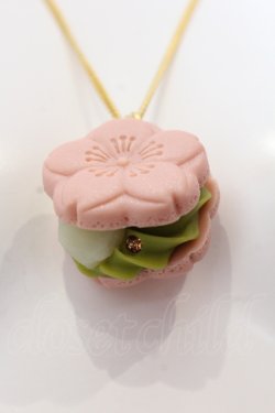 画像2: Q-pot. / サクラモナカマッチャアンネックレス  サクラモナカマッチャアン（ピンク×グリーン） O-25-05-10-050-QP-AC-OW-OS