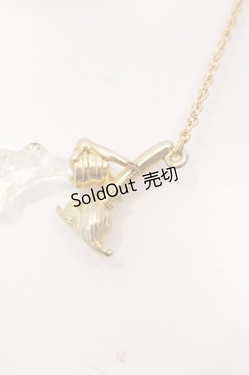 画像2: 【SALE】Q-pot. / ファンタジア/ブルームネックレス  クリア×ゴールド O-25-05-10-053-QP-ZA-OW-ZT445-F005 (2)