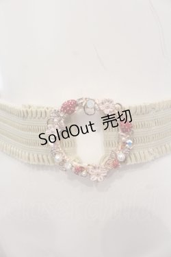 画像1: axes femme / フレッシュベリーゴムベルト  ゴールド O-25-05-10-055-AX-ZA-OW-OS