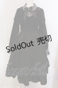 Amavel / Classical Flowerレースケープワンピース  クロ O-25-05-10-006-CA-OP-IG-OS