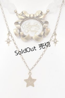 画像2: Angelic Pretty / Brilliant Auroraネックレス  ゴールド×シロ O-25-05-10-058-AP-AC-IG-OS