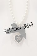m petit by misako / AM*NIPLリボンネックレス  ゴールド×クロ×パール O-25-05-10-059-LO-AC-IG-OS