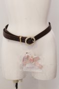 m petit by misako / AM*Sパールバックルベルト . ブラウン O-25-05-10-061-LO-ZA-IG-OS