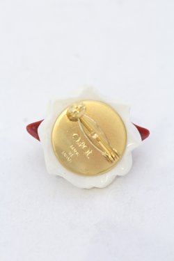 画像3: Q-pot. / リップクリームブローチ  シロ×ワイン O-25-05-10-065-QP-AC-OW-OS