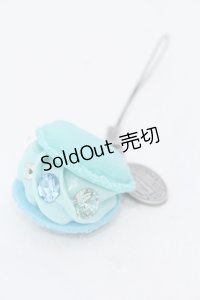 Q-pot. / 東京スカイツリータウン限定マカロンストラップ  ブルー×グリーン O-25-05-10-066-QP-AC-OW-OS