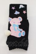 Angelic Pretty / はにかみベアーオーバーニー  クロ O-25-05-10-071-AP-ZA-IG-OS
