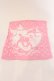 画像1: Angelic Pretty / 小鹿のミルキーちゃんタオルハンカチ  シロ×ピンク O-25-05-10-072-AP-ZA-IG-OS (1)