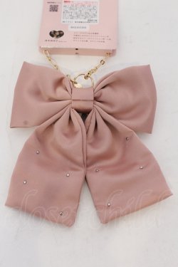画像2: m petit by misako / AM*NIPLリボンBGC バッグチャーム  ピンク O-25-05-10-076-LO-ZA-IG-OS