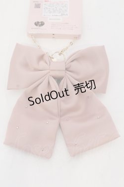 画像2: m petit by misako / AM*NIPLリボンBGC バッグチャーム  ピンク O-25-05-10-076-LO-ZA-IG-OS