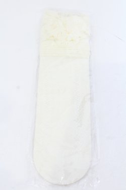 画像3: To Alice / ヴィンテージドールソックス F オフシロ×アカ O-25-05-10-077-LO-ZA-IG-OS