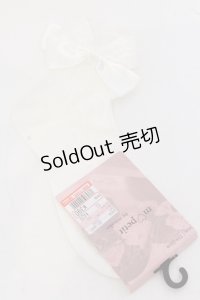 m petit by misako / AMCSハートフロートリボンソックス 23-25cm アイボリー O-25-05-10-080-LO-ZA-IG-OS