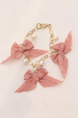 m petit by misako / AM3Pリボンバッグチャーム  ピンク O-25-05-10-083-LO-ZA-IG-OS
