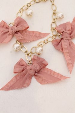 画像2: m petit by misako / AM3Pリボンバッグチャーム  ピンク O-25-05-10-083-LO-ZA-IG-OS