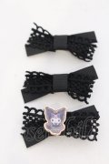 m petit by misako / サンリオキャラクターズコラボ クロミ ヘアクリップ3点セット  クロ O-25-05-10-084-LO-AC-OW-OS