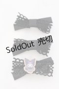 m petit by misako / サンリオキャラクターズコラボ クロミ ヘアクリップ3点セット  クロ O-25-05-10-084-LO-AC-OW-OS