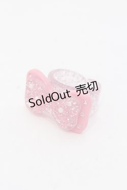 画像1: Angelic Pretty / トゥインクルリボンリング  ピンク O-25-05-10-090-AP-AC-IG-OS
