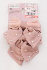 m petit by misako / AM2PPLリボンクリップ  ピンク O-25-05-10-093-LO-AC-OW-OS