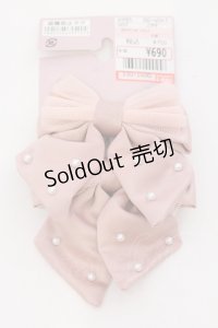 m petit by misako / AM2PPLリボンクリップ  ピンク O-25-05-10-093-LO-AC-OW-OS