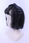 m petit by misako / NINA'sコラボ AM*NIリボンカチューシャ  クロ O-25-05-10-099-LO-AC-IG-OS